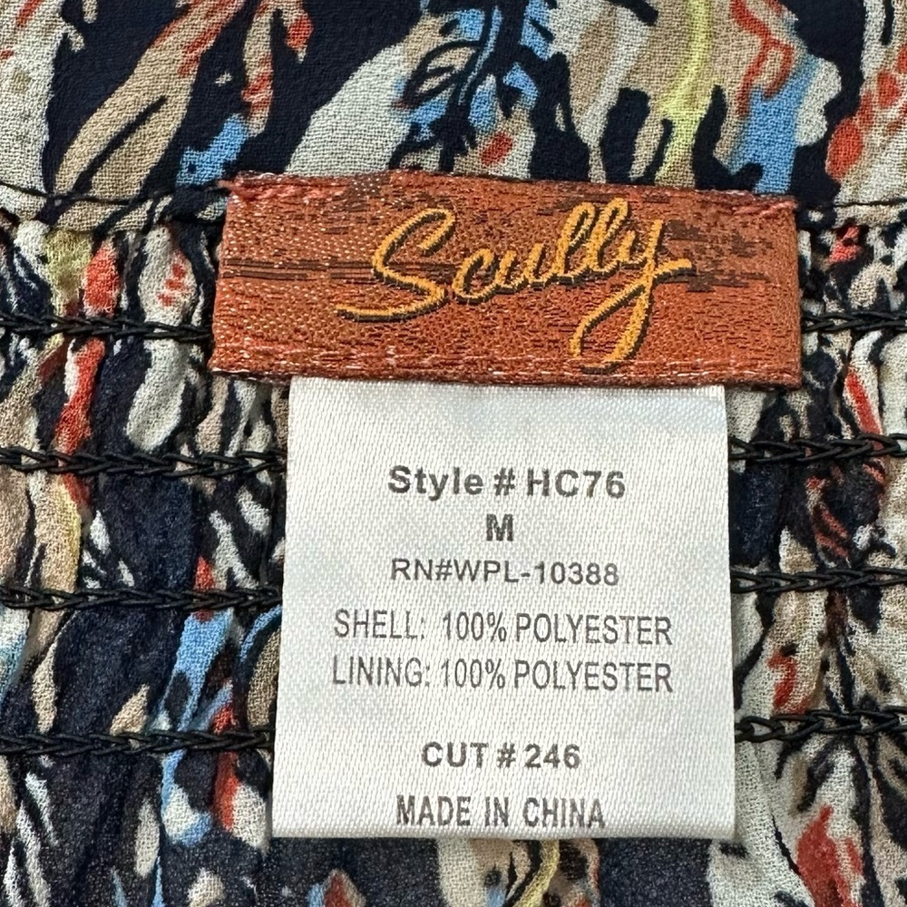 NWT Scully Feather Print Dress Patterned Garment - Picture 12 of 16